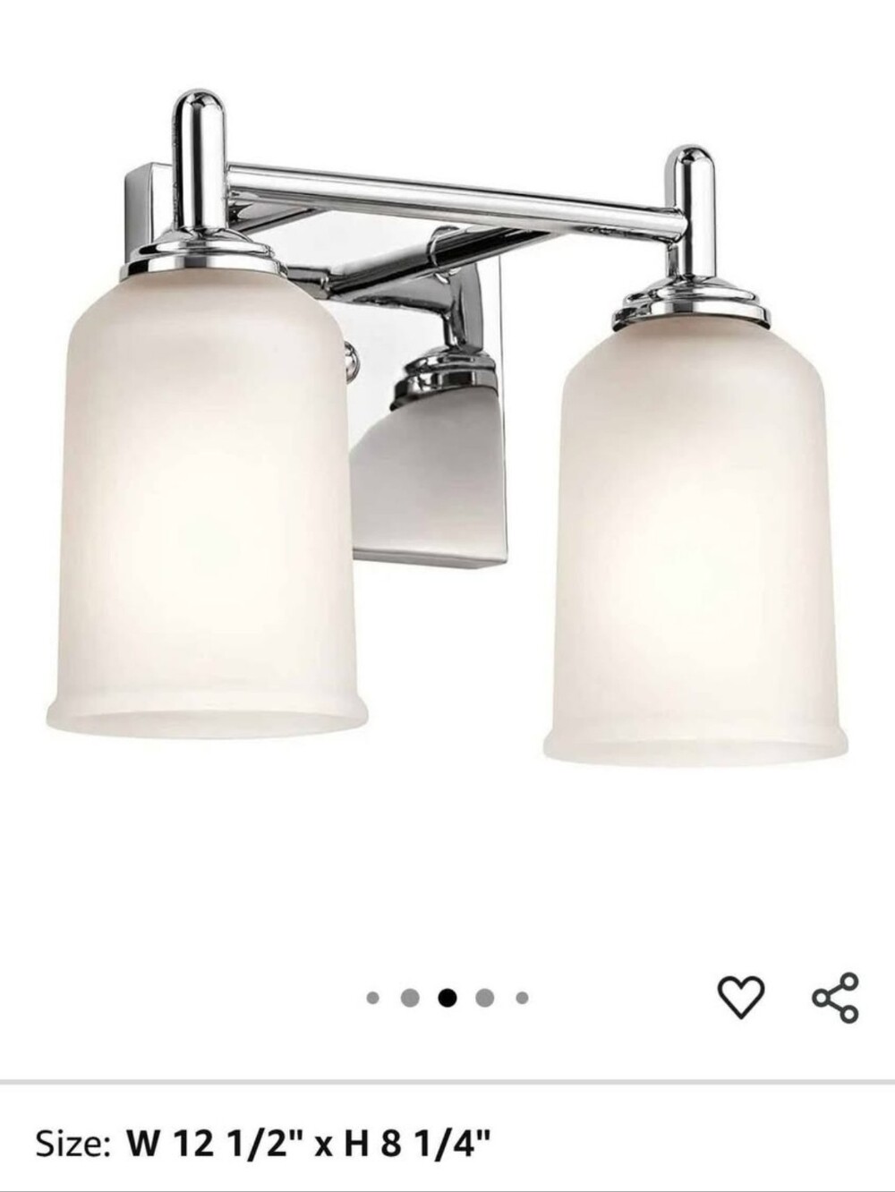 2 Sets Of Kichler Shailene 2-Light Bathroom Vanity Light